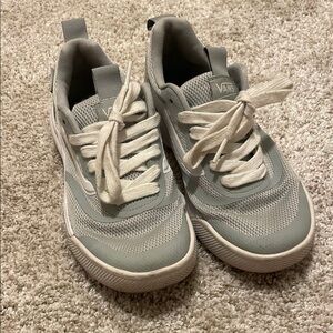 Vans Turquoise and White Sneakers